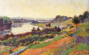Maximilien Luce The Seine at Herblay oil on canvas